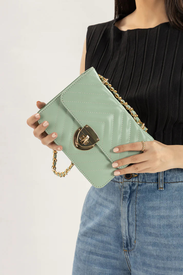 Crossbody Bag with Chain Strap