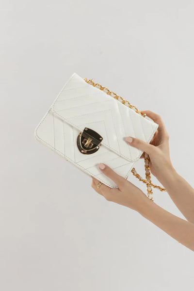 Crossbody Bag with Chain Strap