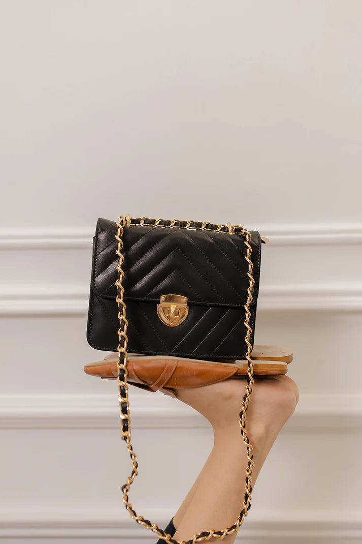Crossbody Bag with Chain Strap