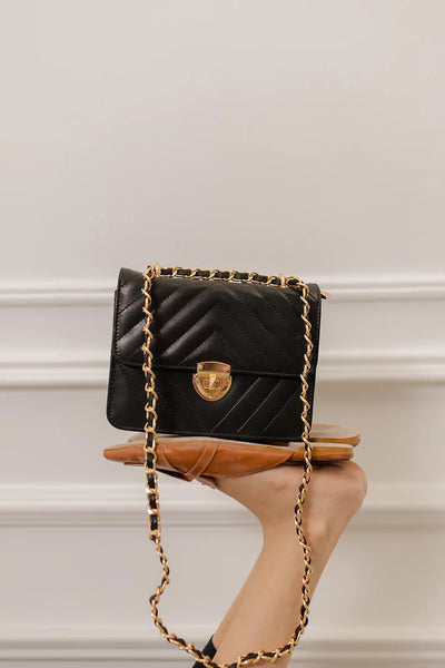 Crossbody Bag with Chain Strap