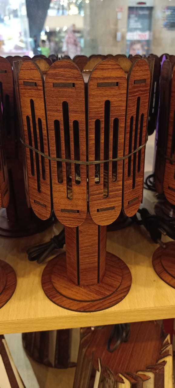Wooden Table Lamp for Bed Room Electric Lamps