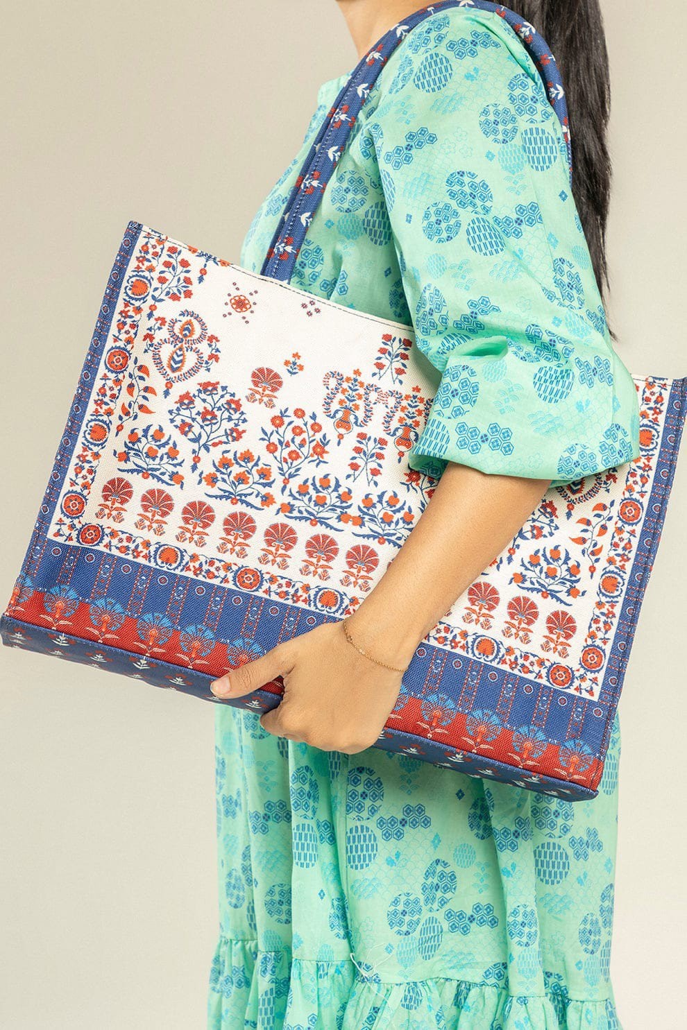 Printed Canvas Tote Bag